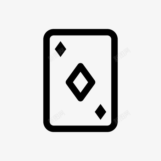钻石卡赌场游戏图标svg_新图网 https://ixintu.com 体育游戏 游戏 赌场 钻石卡