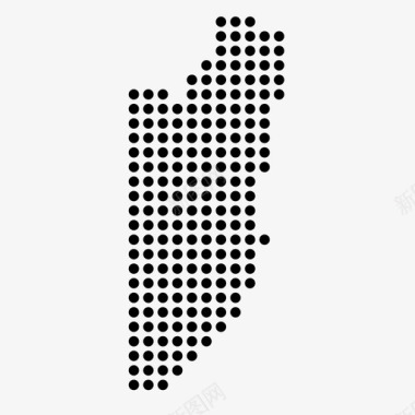 伯利兹国家位置图标图标