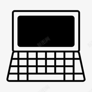 笔记本电脑电脑通知笔记本电脑接口图标图标