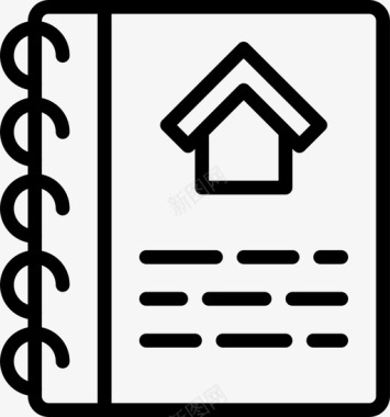 房屋目录房地产房产图标图标