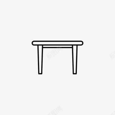 桌复古斯堪的纳维亚图标图标