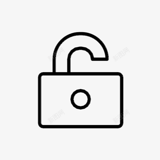 解锁文件不安全图标svg_新图网 https://ixintu.com 不安全 公共文件 取消保护 文件 解锁