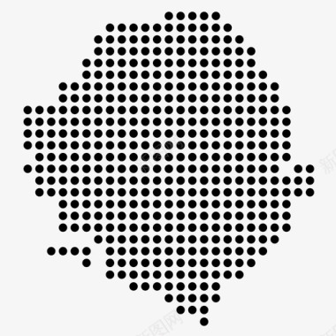 塞拉利昂国家位置图标图标