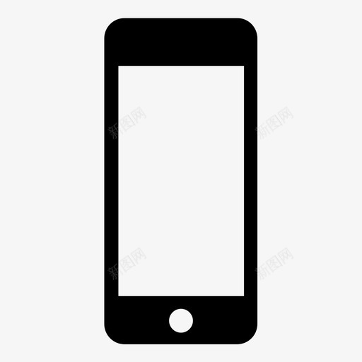 iphone5苹果手机图标svg_新图网 https://ixintu.com iphone5 手机 智能手机 智能手机平板电脑 苹果