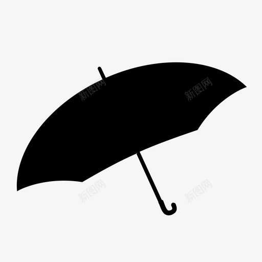 雨伞秋天保护图标svg_新图网 https://ixintu.com 下雨 保护 潮湿 秋天 雨伞