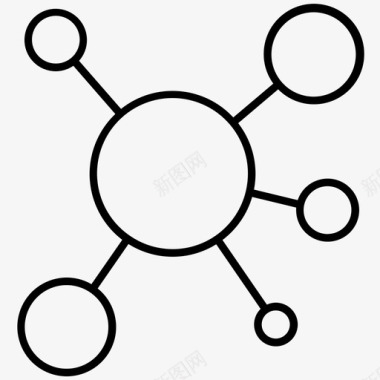 网络中心已连接互联网图标图标