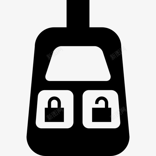 遥控锁安全装置钥匙和锁图标svg_新图网 https://ixintu.com 安全装置 遥控锁 钥匙和锁
