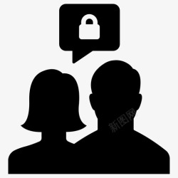 个人秘密个人情侣锁图标高清图片