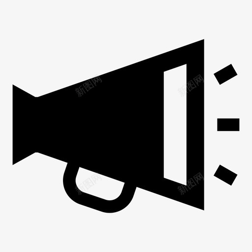 扩音器宣布出现图标svg_新图网 https://ixintu.com 促销 信息 出现 宣布 扩音器 新闻 稳固的业务 营销