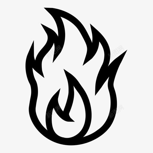 火烧热图标svg_新图网 https://ixintu.com 主题 火 烧 热 网站