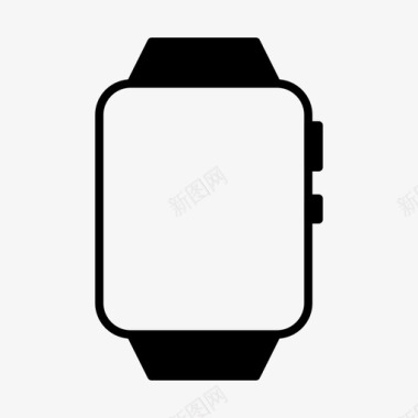 苹果手表闹钟时钟图标图标