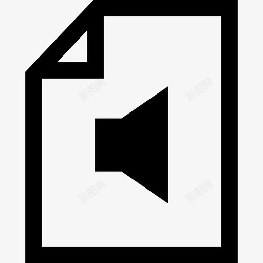 声音文件接口网络图标svg_新图网 https://ixintu.com 声音文件 接口 网络