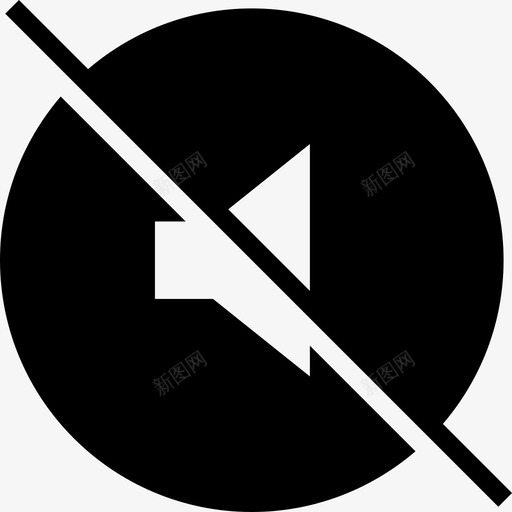 声音禁用音频按钮图标svg_新图网 https://ixintu.com 关闭 否 声音禁用 按钮 摄影 视觉和音频 静音 音乐 音频