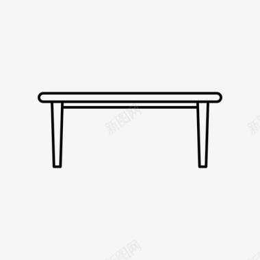 咖啡桌书桌餐桌图标图标
