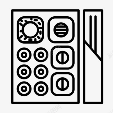 寿司盒日式午餐图标图标
