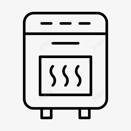 烤箱烹饪煤气灶图标svg_新图网 https://ixintu.com 厨房 微波炉 炉灶 烤箱 烹饪 煤气灶 电子产品 简单