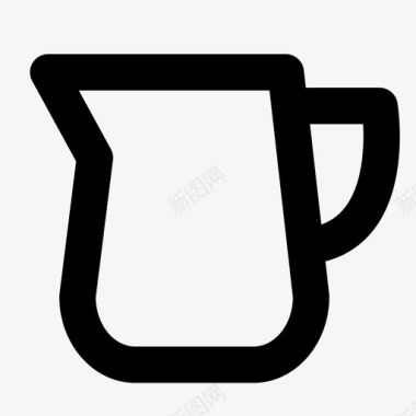 起泡罐咖啡师咖啡图标图标