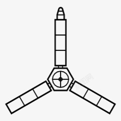 核动力朱诺卫星木星朱诺任务图标高清图片