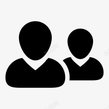 团队商人人群图标图标