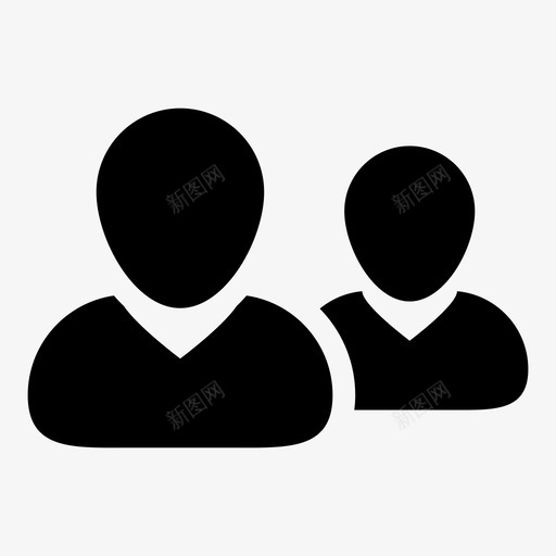 团队商人人群图标svg_新图网 https://ixintu.com 人物 人群 合作伙伴 商人 团队 用户向量图标 领导者