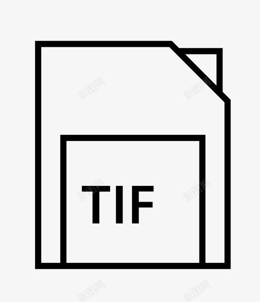 tif扩展名文件名称图标svg_新图网 https://ixintu.com tif扩展名 名称 文件 文件扩展名 类型