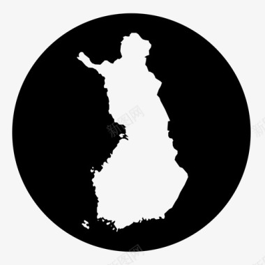 芬兰国家欧洲图标图标