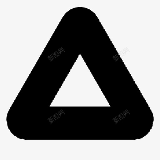 三角形道路标志图标svg_新图网 https://ixintu.com 三角形 交通 标志 警告 道路