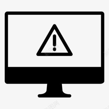 系统警报计算机错误软件警报图标图标