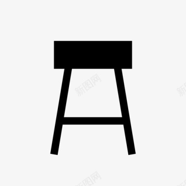 凳子吧台椅子图标图标