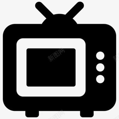 电视经典电视电子产品图标图标