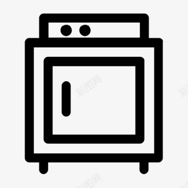 干衣机电器衣物图标图标