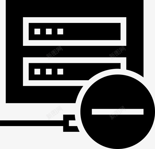 云服务器减号数据删除图标svg_新图网 https://ixintu.com internet 云服务器减号 删除 数据 网络 计算机和硬件