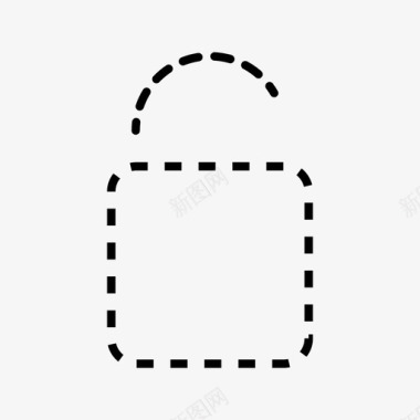 解锁访问挂锁图标图标