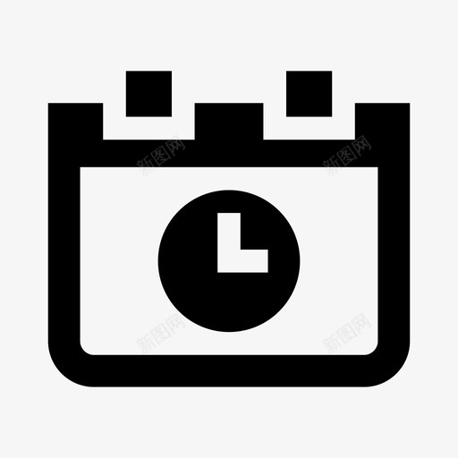 时间表期限事件图标svg_新图网 https://ixintu.com 事件 可靠的业务 时间表 期限 计划