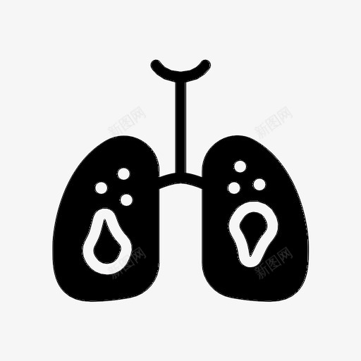 肺癌疾病药物图标svg_新图网 https://ixintu.com 疾病 肺癌 药物