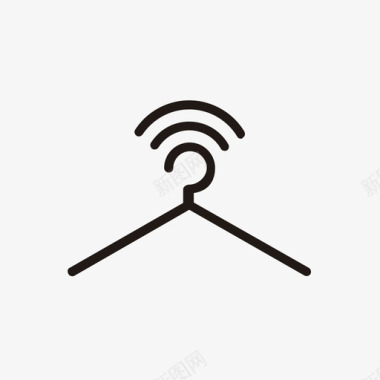 智能商店wifi联网衣架图标图标