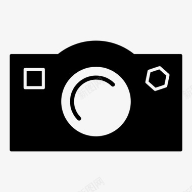 数码相机相机镜头数码摄影图标图标