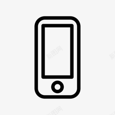 移动设备iphone肖像图标图标