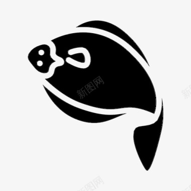 鱼食物河流图标图标