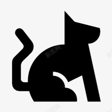 猫动物万圣节图标图标