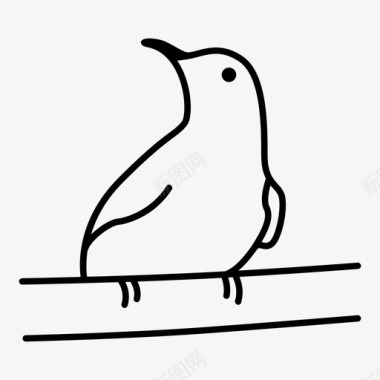 鹪鹩动物鸟图标图标