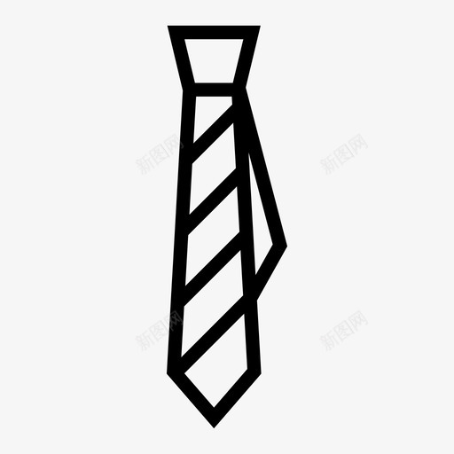 领带商务领带男士领带图标svg_新图网 https://ixintu.com 办公室领带 商务领带 杂牌领带 校服领带 男士领带 领带
