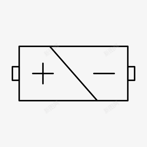 电池充电能量图标svg_新图网 https://ixintu.com 充电 常用图标 电池 电源 能量