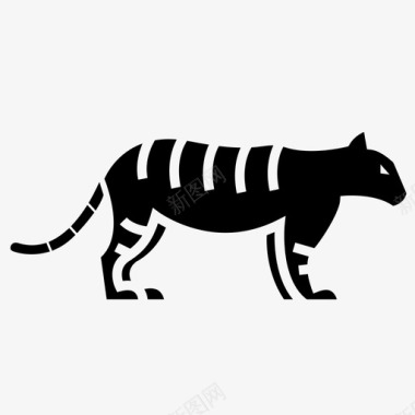 老虎猫丛林图标图标
