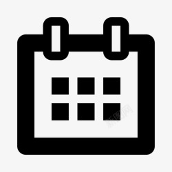 16个月日历生日月图标高清图片