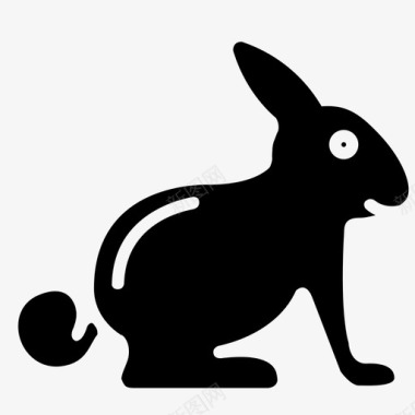 兔子动物森林图标图标