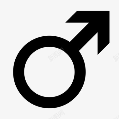 男性符号性别符号指向图标图标