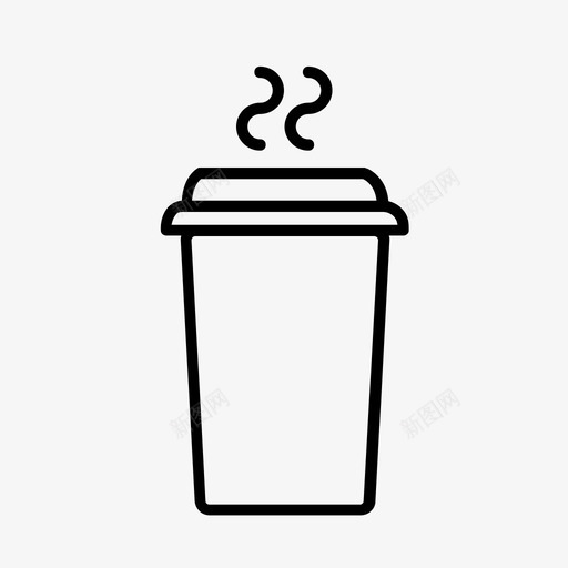 外卖咖啡早餐饮料图标svg_新图网 https://ixintu.com 去杯 外卖咖啡 早晨咖啡 早餐 饮料