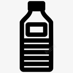 水瓶牛奶瓶瓶子饮料好瓶子图标高清图片