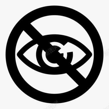 反间谍眼睛间谍软件图标图标